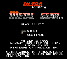 Metal Gear (USA)